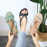 Open Toe Heeled Slippers Casual Shoes