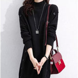 Solid Color Patchwork Knitting Dress