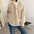 Fashion Women's Elegant Scarf Sweater Two-Piece Knitted Sweater