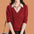 Women's Fashion Fake Two Pieces Color Matching Bottoming Sweaters Fleece Shirt