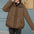 Women's Fashion Stitching Hooded-Down Jacket Coat