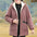 Women's Fashion Lambswool Hooded Fleece Coat