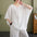 Casual Loose Batwing Sleeve Cotton and Linen Top