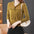 Women's Fashion Ribbon Pearl Knitted Knitting Shirt