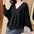 Loose Batwing Sleeve Tassel Sweater Coat