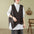 Women's Fashion Slit Knitted Sweater Vest