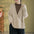 Women's Fashion Deep V-neck Thread Sweater Sweater Coat