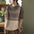 Women's Elegant Half Turtleneck Pattern Stitching Long Sleeve Knitted Sweater