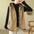 Fashion Plaid Stitching Corduroy Sleeveless Waistcoat Outerwear