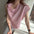 Solid Color Breathable Sleeveless Top