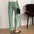 Simple High Waist Drooping Straight Casual Pants