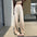 Gradient Color High Waist Drooping Knitted Sunscreen Ice Silk Wide-Leg Pants