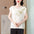 Chinese Style Traditional Bamboo Embroidered Crew Neck Short-Sleeved T-shirt