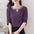 Hollow round Neck Temperament Half Sleeve Shirt