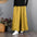 Ankle-Length Cotton and Linen Casual Pants with Buckle