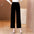 Casual Straight-Leg Slim-Fit Velvet Trousers