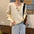 Fashion Women's Button Collar Knitwear Sweater