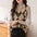 Women's Elegant Rhombus Cartoon Knitted Vest Jacket