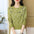 Round Neck Jacquard Western Style Knitted Bottoming Shirt