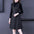 Women's Fashion Woolen Vest A- line Dress