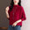 Women's Fashion Stitching Pendant Chain Knitted Sweater