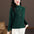 Women's Fashion Stitching Pendant Chain Knitted Sweater