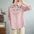 Elegant Women's Color Embroidered Pleated Shirt