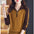 Women's Half Zipper Color Matching Sweater Bottoming Shirt