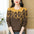 Fashion Women's round Neck Printed Knitted Sweater