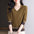 Women's Fashion Cable-Knit Sweater Long Sleeve