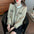 Women's Fashion One-Piece Embroidery Stitching Cardigan Jacket