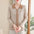 Elegant Pearl Color Matching Three-Dimensional Knitting Patterns Sweater