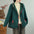 Fashionable All-Matching Stitching Lace Quilted Hooded Jacket