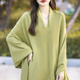 Fashion Women's Loose Mid-Length Cape Coat