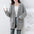 Women's Fashion Mixed Color Sweaters Cardigan Coat