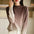 Casual Women Half Turtleneck Gradient Knitted Bottoming Shirt Sweater