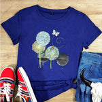 Fashionable Dandelion Short-sleeved T-shirt