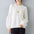 Women's Fashion Imitation Mink Wool Stitching Cable-Knit Sweater Knitted Top