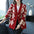 Casual Women Letter Printed Knitted Sweater Coat