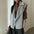 Elegant Women's Woolen Vest Coat