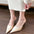 Fashion Women's Satin Pointed Shallow Mouth Sandals