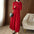 Women's Elegant Medium and Long Wool Knitted Dress