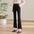 High Waist Slim Fit Ankle-Length Bell-Bottoms