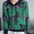 Women's Elegant Jacquard Hooded Sweater Knitted Sweater