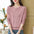 Casual Women Embroidered Leaf Knitted Sweater