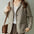 Elegant Suit Collar Cashmere Cardigan Coat