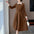 Women's Elegant Lapel Tied Mid-Length A- line Dress