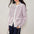 Women's Elegant Fluff Stitching Vertical Pattern Sweater Coat