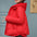 Women's Fashion Stitching Hooded-Down Jacket Coat