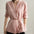 Fashion Women's Elegant Mulberry Silk Belt Suit Jacket